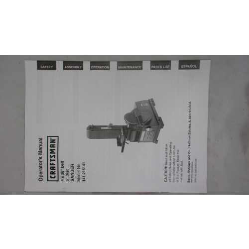 30657-00-D Owner's Manual - AWS Parts