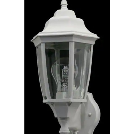 Picture of 240339 14.5 in. White Dusk to Dawn Decorative Outdoor Wall Lantern