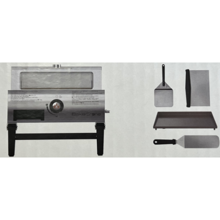 Picture of B-AJLNCDS-1-E-000 Basic Series Portable Gas Pizza Oven Box with Griddle and Tools